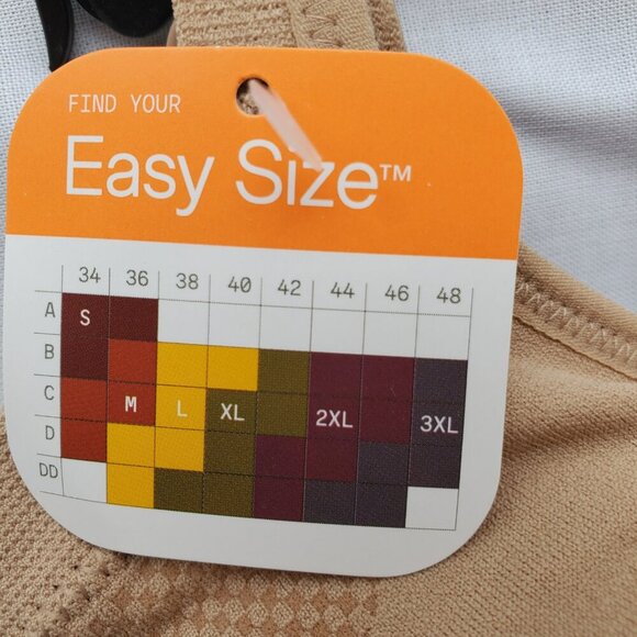 NWT Warners SZ S Beige Blissful Benefits Underarm-Smoothing Stretch Wireless Bra - Picture 8 of 8